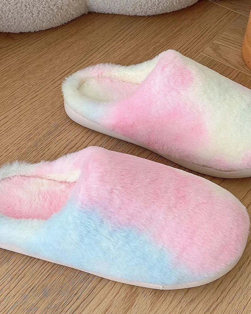 Puchate kapcie Tie Dye - Image 6