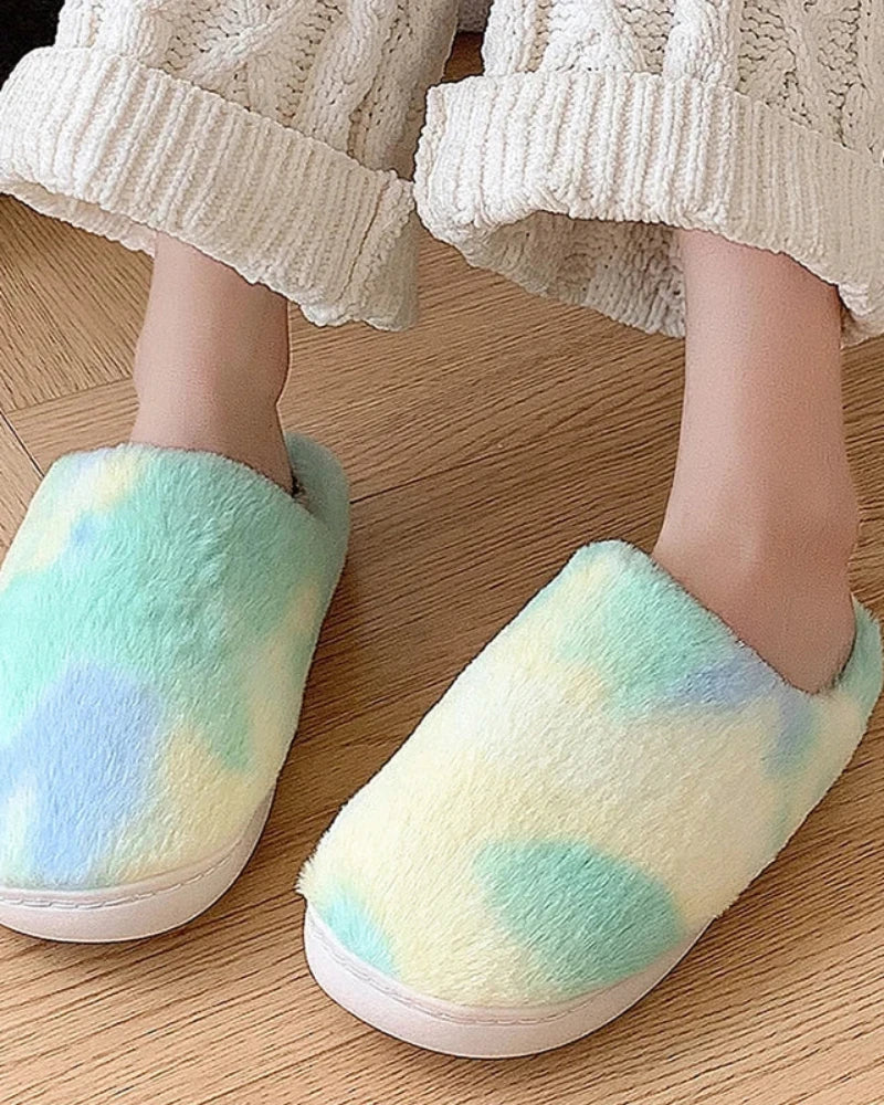 Puchate kapcie Tie Dye - Image 8