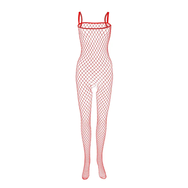 Siateczkowe bodystocking z ramiączkami - Image 12