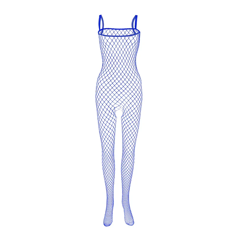 Siateczkowe bodystocking z ramiączkami - Image 5