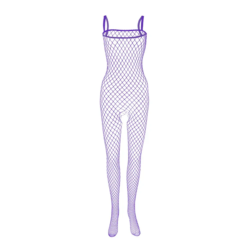 Siateczkowe bodystocking z ramiączkami - Image 9