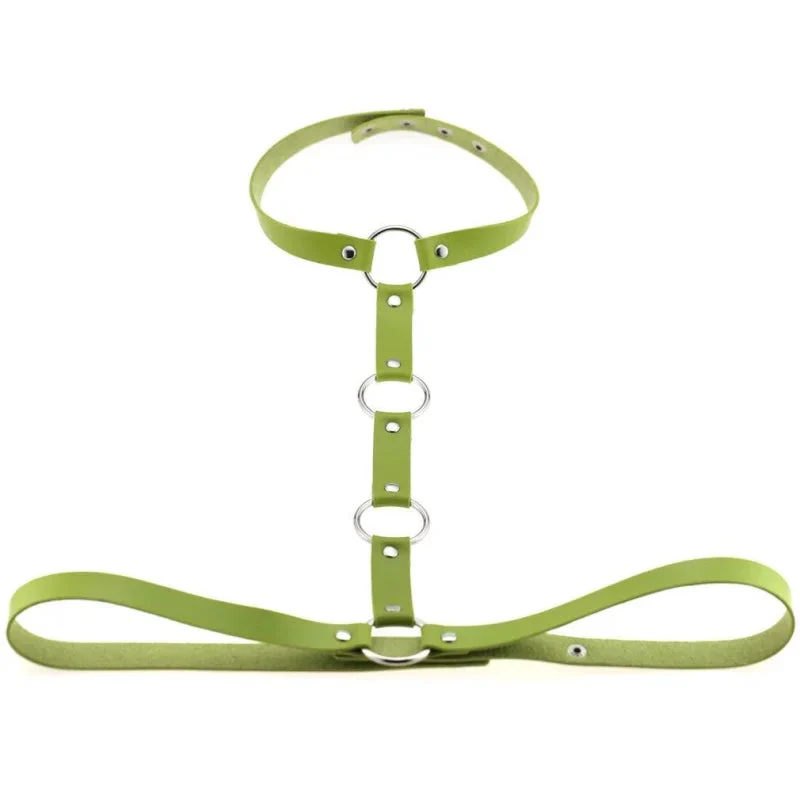 Skórzany harness do biustonosza - Image 13