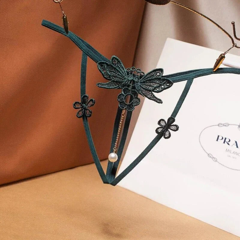 Stringi damskie z ozdobą - Image 3