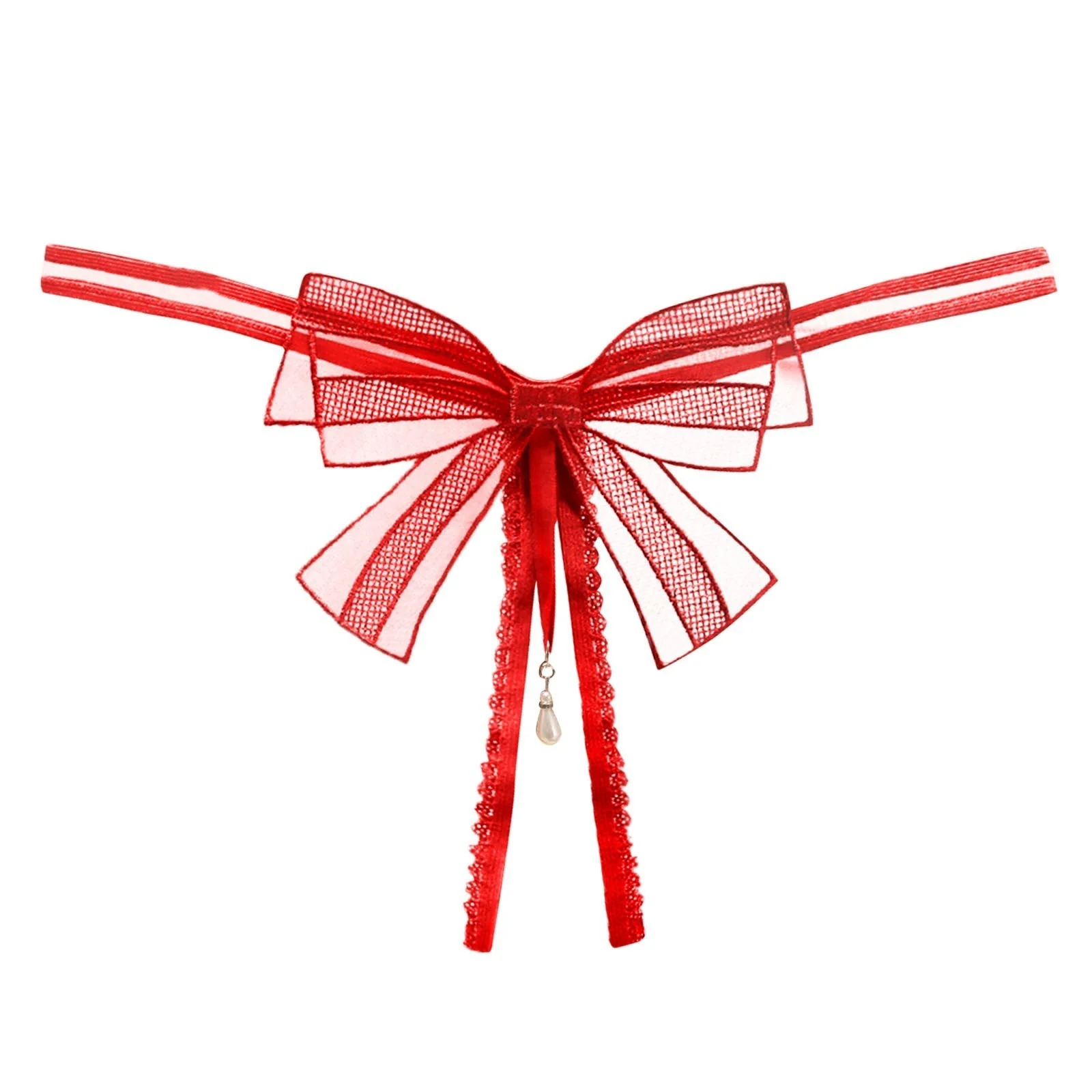 Otwarte stringi z perełką - Image 2