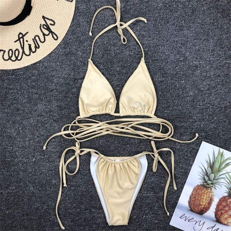Bikini z wysokim stanem w nowoczesnym stylu - Image 2