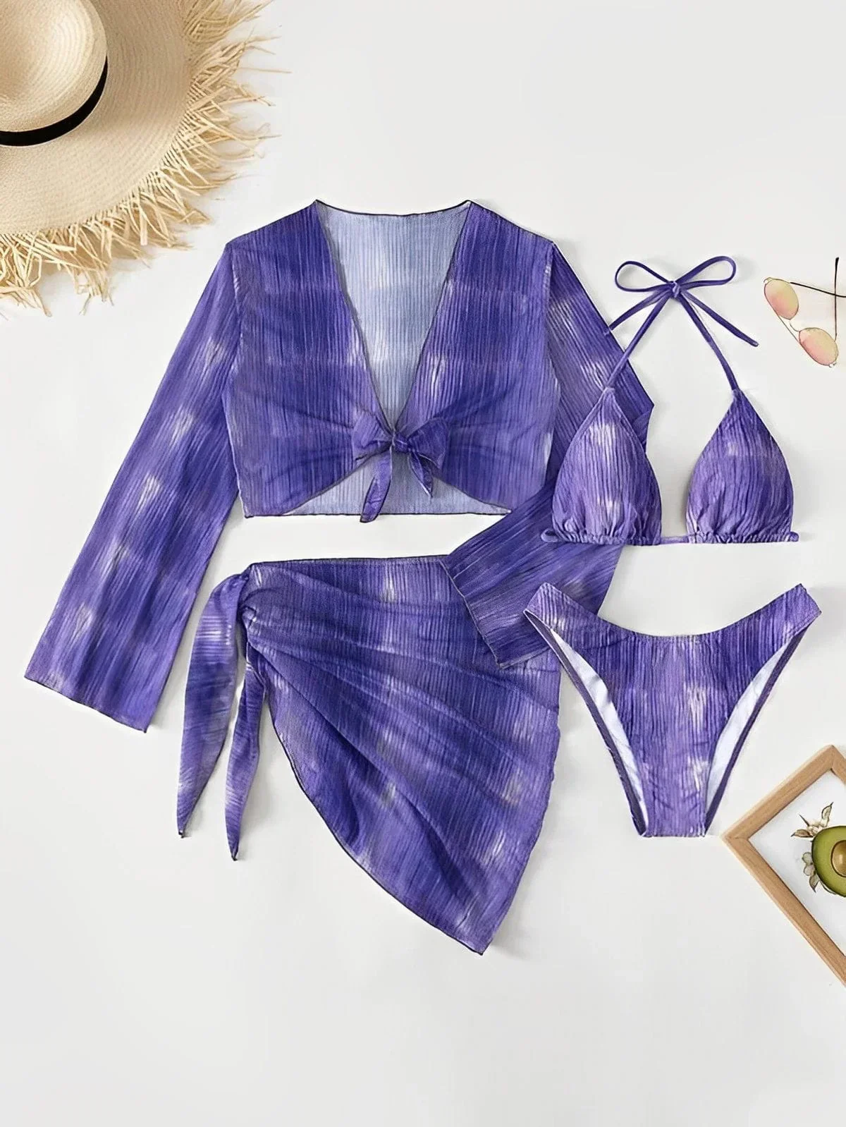 Bikini z asymetryczną spódniczką - Image 4