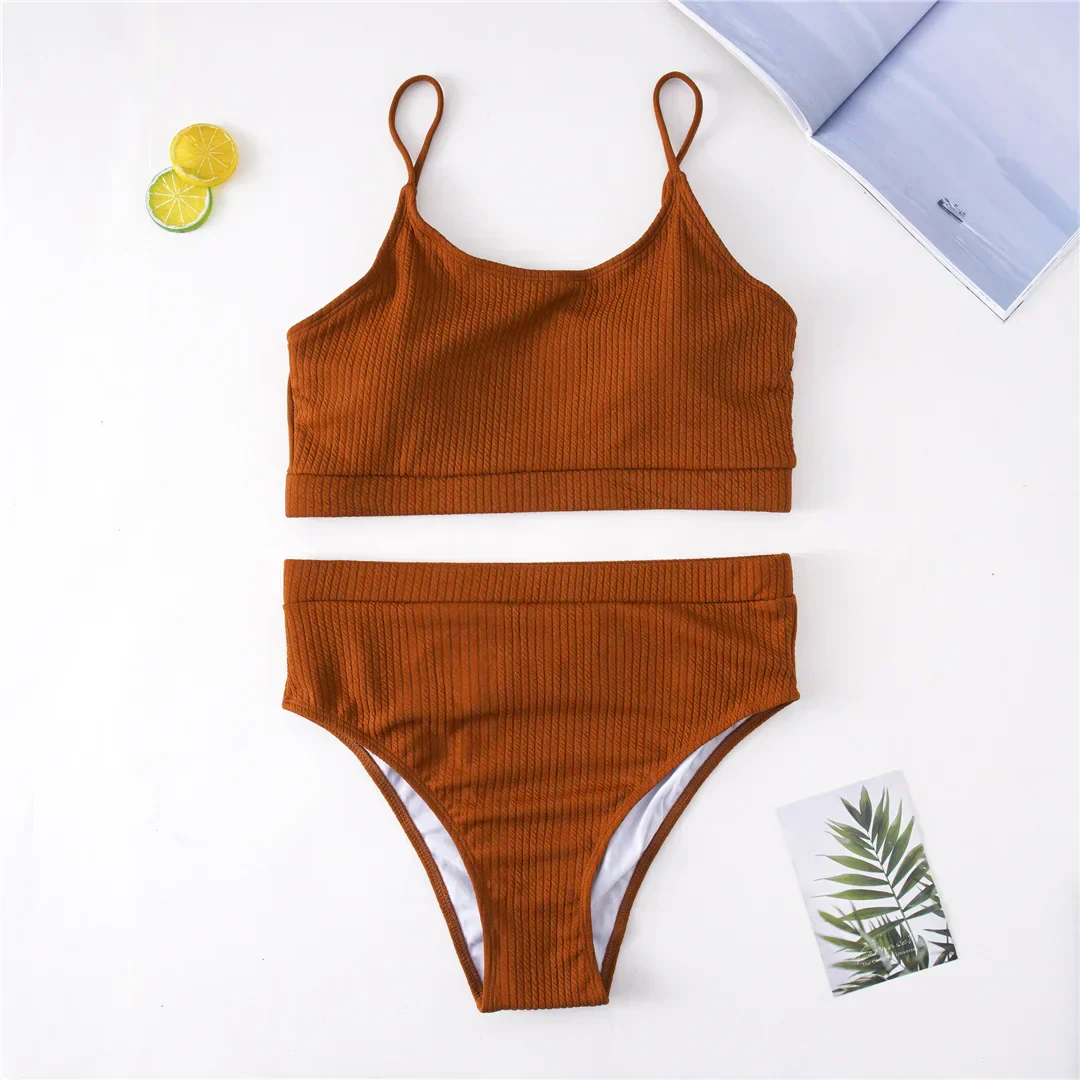 Dwuczęściowy strój kąpielowy plus size z regulowanymi ramiączkami - Image 10