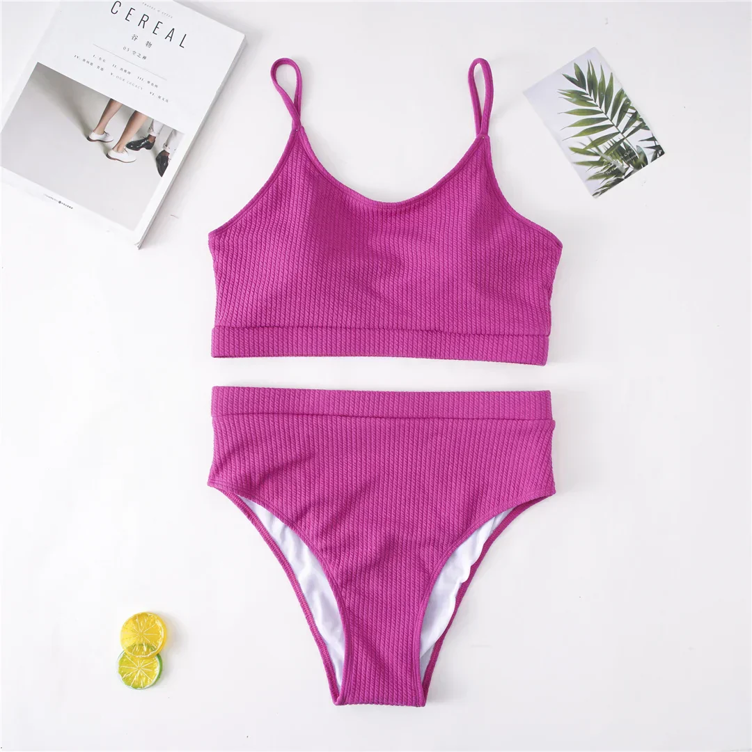 Dwuczęściowy strój kąpielowy plus size z regulowanymi ramiączkami - Image 12