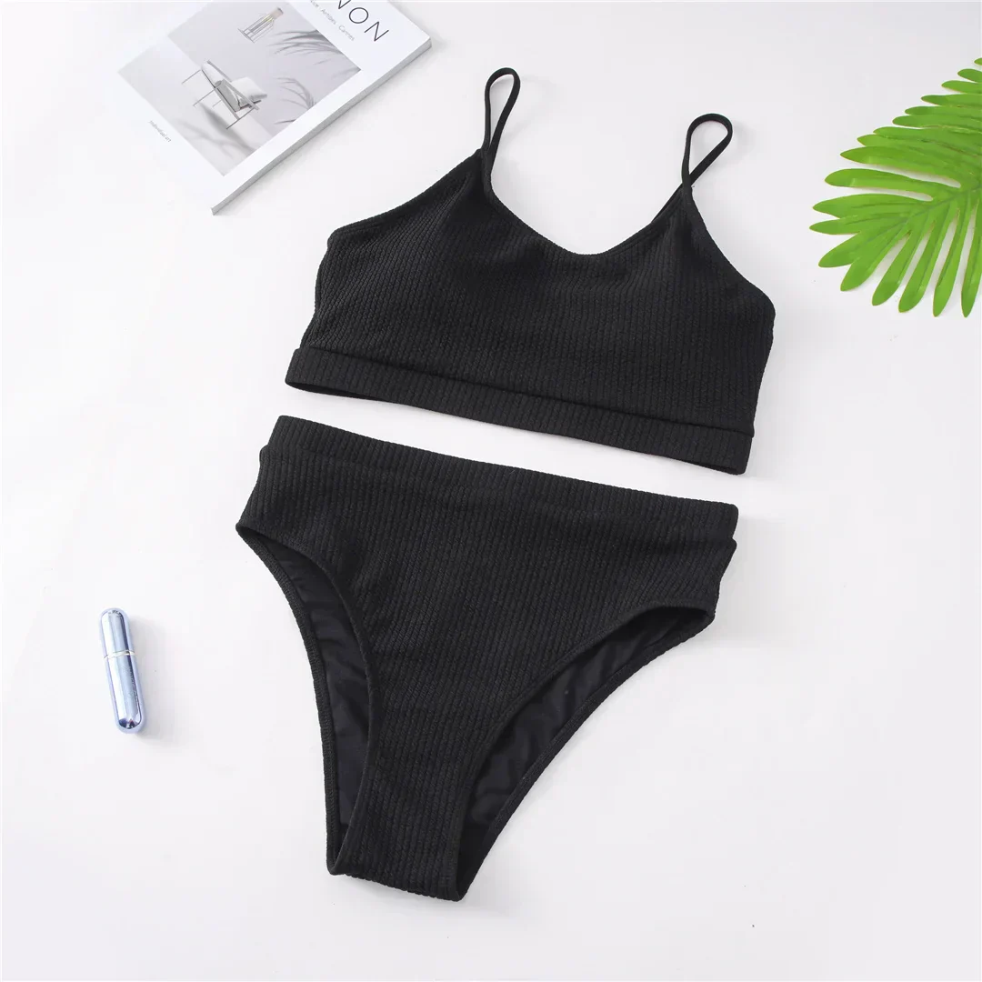 Dwuczęściowy strój kąpielowy plus size z regulowanymi ramiączkami - Image 5