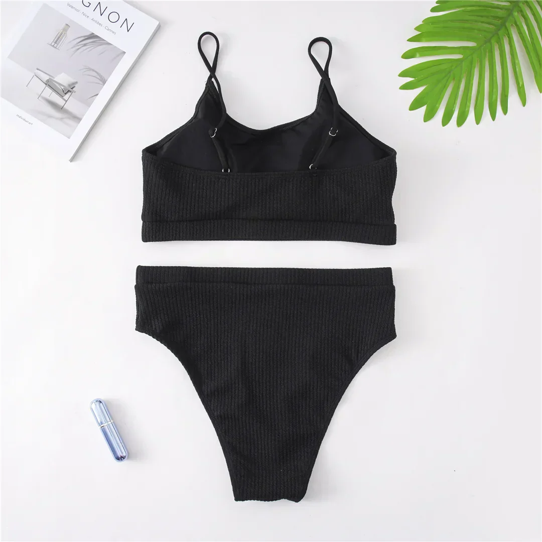Dwuczęściowy strój kąpielowy plus size z regulowanymi ramiączkami - Image 6