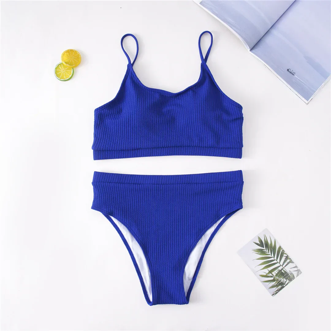 Dwuczęściowy strój kąpielowy plus size z regulowanymi ramiączkami - Image 7
