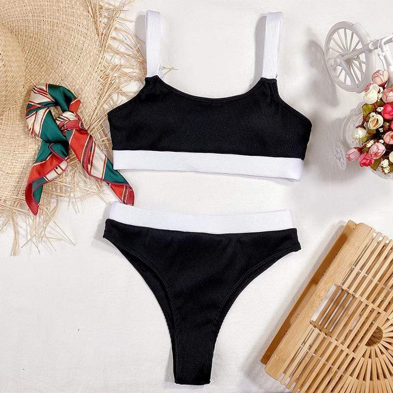 Dwuczęściowy strój kąpielowy z majtkami typu bikini - Image 10