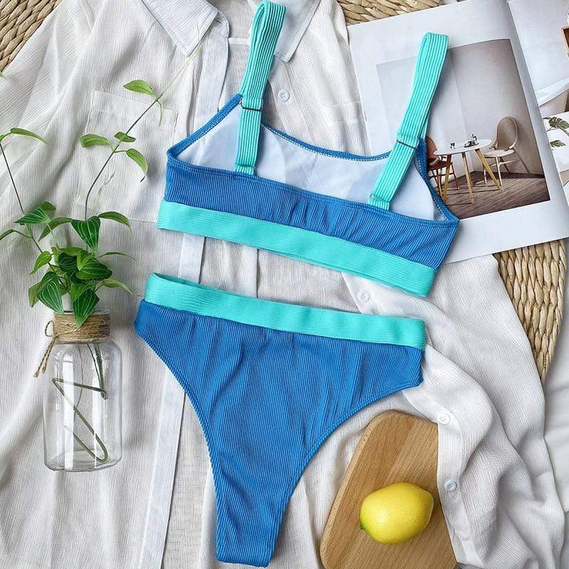 Dwuczęściowy strój kąpielowy z majtkami typu bikini - Image 4