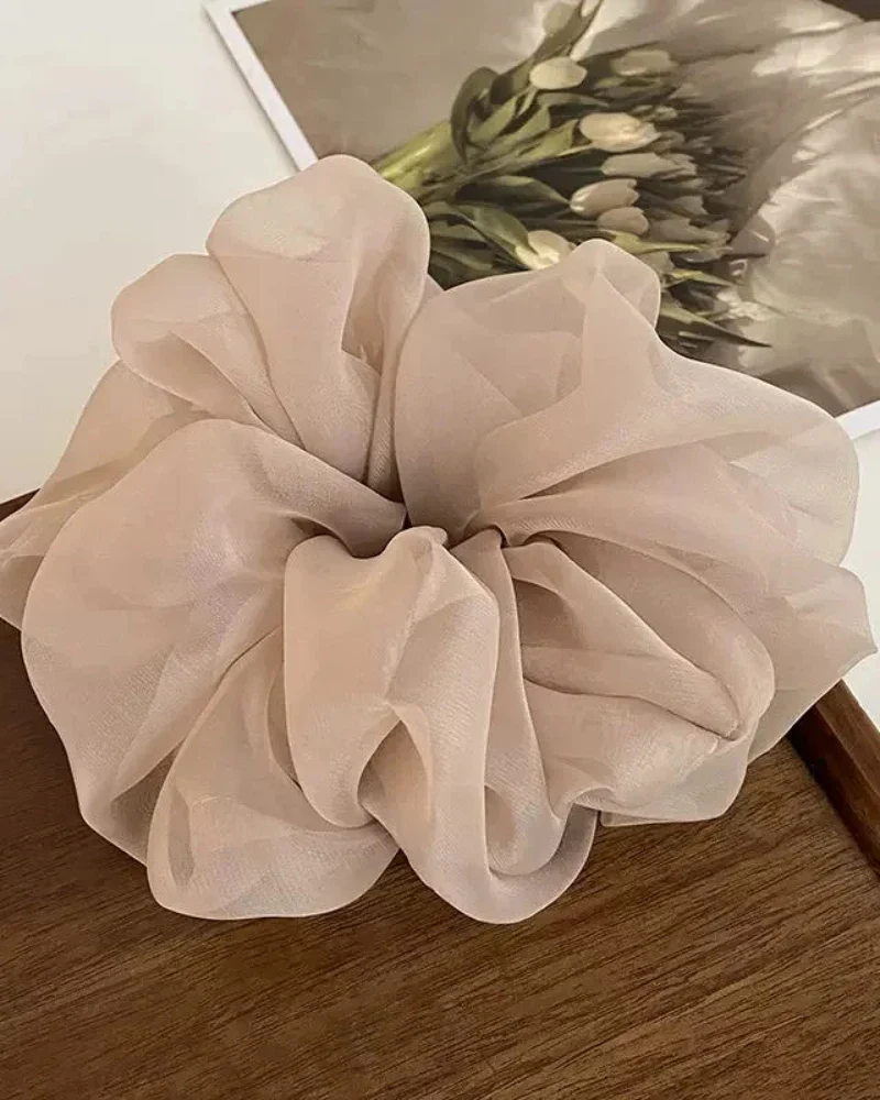 Szyfonowa gumka do włosów scrunchie - Image 8