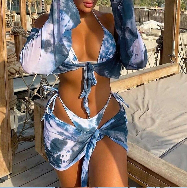 Czteroelementowy zestaw bikini z regulowanym krojem - Image 3