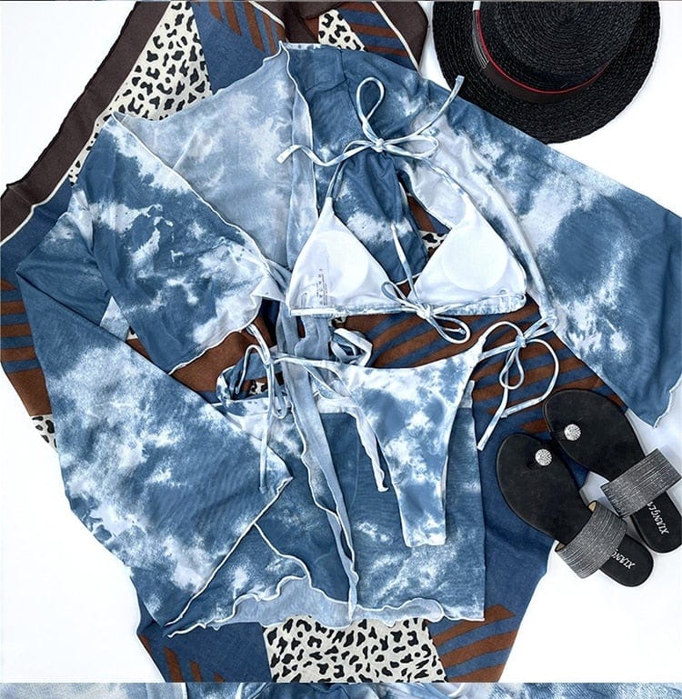 Czteroelementowy zestaw bikini z regulowanym krojem - Image 5