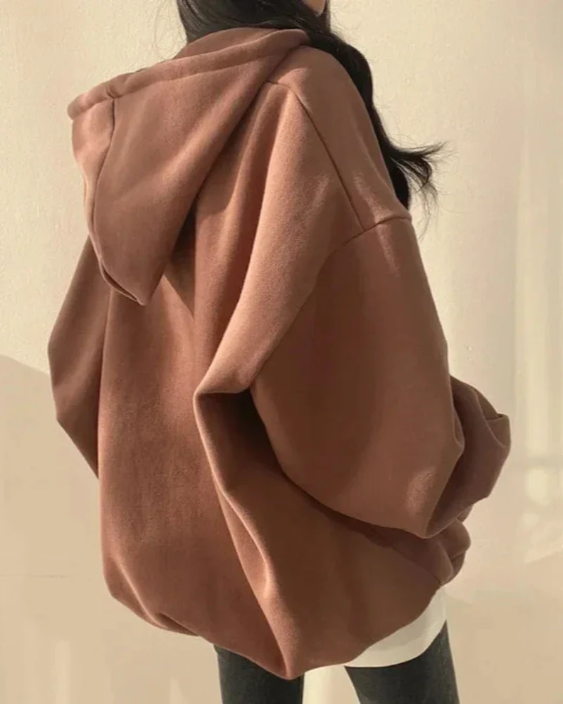 Wygodna bluza oversize z kapturem - Image 16