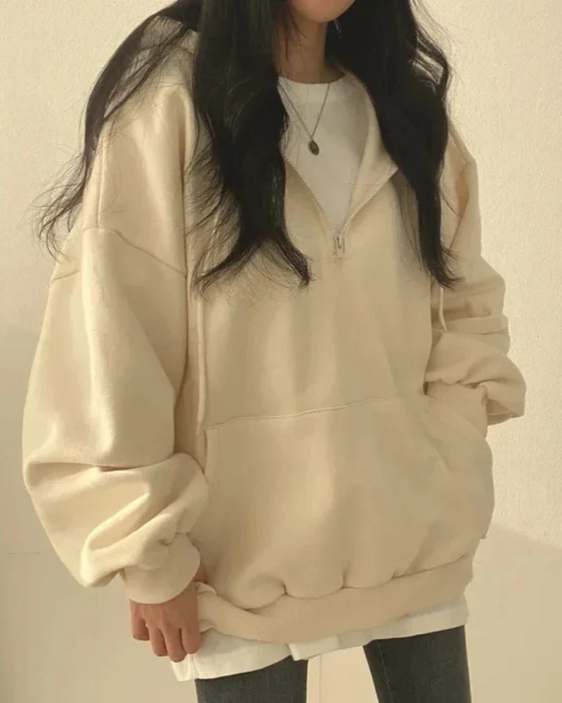 Wygodna bluza oversize z kapturem - Image 18