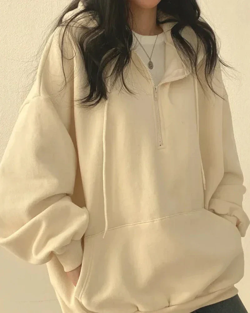 Wygodna bluza oversize z kapturem - Image 19