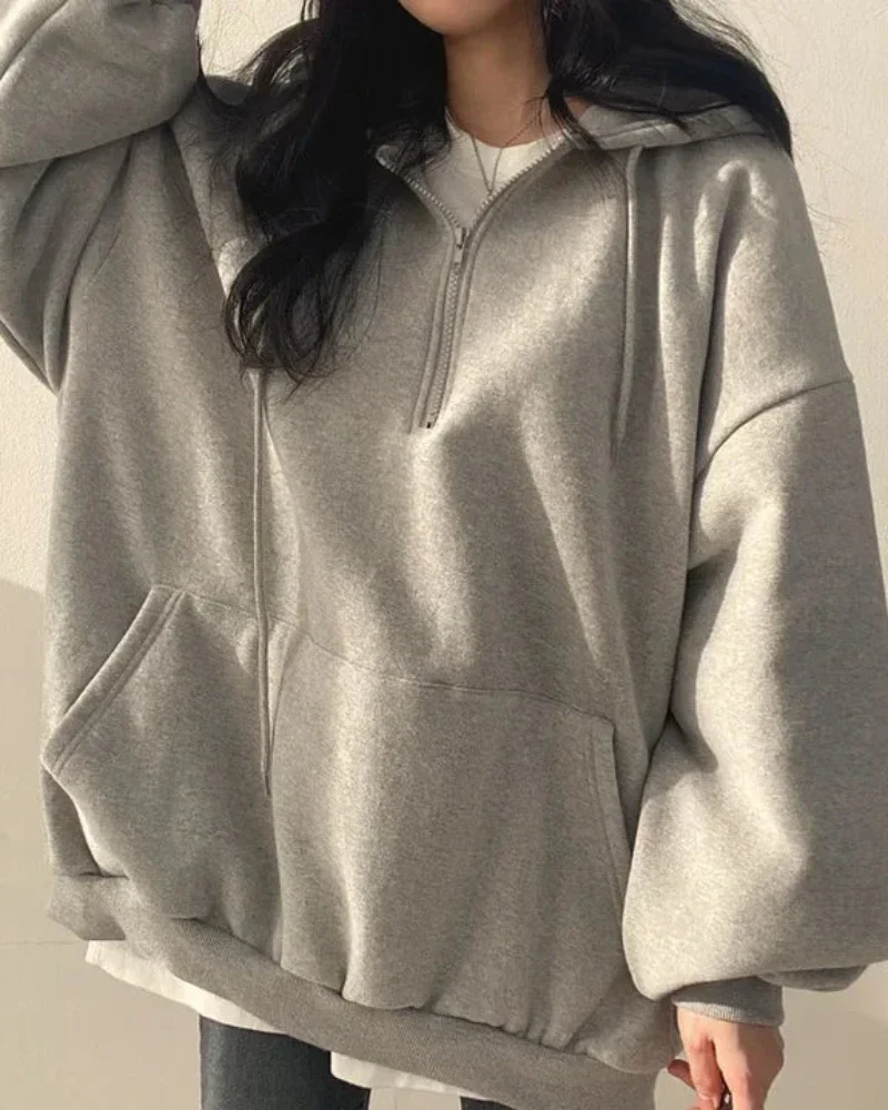 Wygodna bluza oversize z kapturem - Image 2