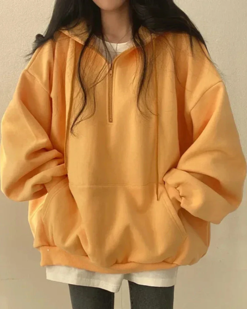 Wygodna bluza oversize z kapturem - Image 7